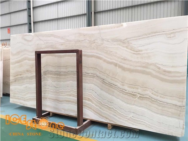 Sharon Onyx/Ivory White Onyx/Turkey Stone Product/Slabs/Tiles/Cut to Size/Wall Cladding/Floor Covering