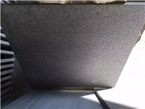 G654 China Dark Grey Padang Dark Kobra Impala Sesame Grey Flamed Granite Tiles