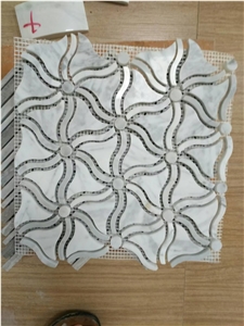 Marble Mosaic/Floor and Wall Covering Mosaic/Polished Mosaic/Mosaic Pattern/Tumbled Mosaic