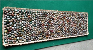 Natural Agate Stones/Polished Colorful Pebbles/Mixed Pebble Stone/Pebble Walkway