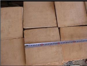 On Sale/Handmade Terracotta Tile / Antique Tile / Terre Cuite