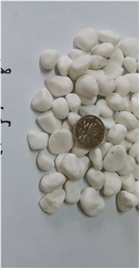 Polished Pebble Stone/White Marble Pebbles&Gravels/Machine Made Pebbles/Paving Pebbles/Decoration Pebbles