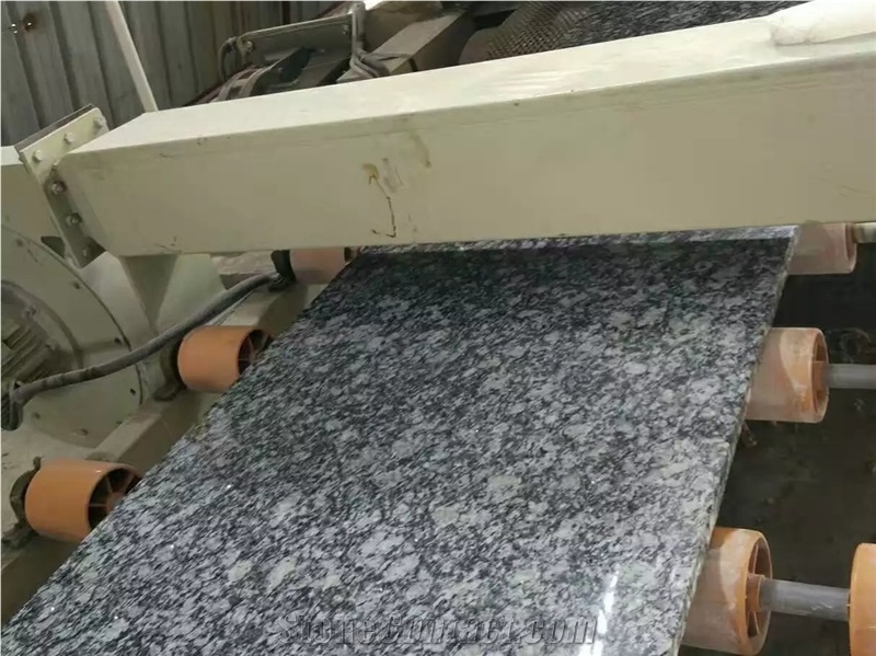 Surf White Sea Wave Flower Polished Granite Slabs