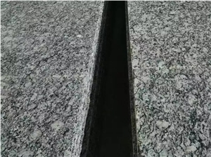 Surf White Sea Wave Flower Polished Granite Slabs
