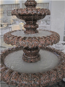 Beautiful Fountain China Maple Red
