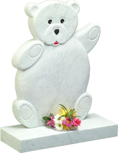 White Marble Bear Momument