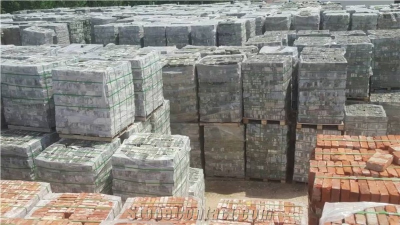 Antique Grey & Red Bricks for Building and Decoration