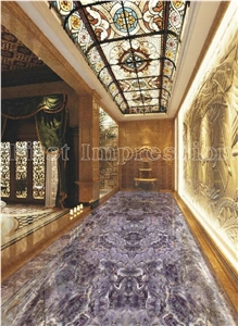 Amethyst Tiles and Slab / Lilac Crystal Gemstone Backlit Tiles /Purple Crystal Semipresious Flooring Tiles/Lilac Semi Precious Slab