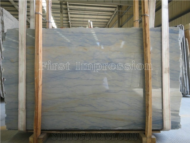 Azul Macaubas Blue Quartzite Polished Slabs & Tiles/Brazil Luxury Blue Natural Quartzite Slabs/Cheap Blue Quartzite Big Slabs