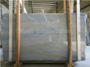 Azul Macaubas Blue Quartzite Polished Slabs & Tiles/Brazil Luxury Blue Natural Quartzite Slabs/Cheap Blue Quartzite Big Slabs
