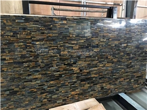 Blue Tiger Eye Gemstone Slab /Tiger Eye Blue Semi Precious Stone Panel/Blue Tiger Semiprecious Stone Slab and Tiles /Blue Tiger Eye Slab for Countertop