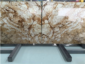 Brazil Roma Impression Natural Quartzite Slabs & Tiles/Private Meeting Place/Top Grade Hotel Interior Decoration Project/New Finished/High Quality & Best Price/Luxury Natural Quratzite Big Slabs