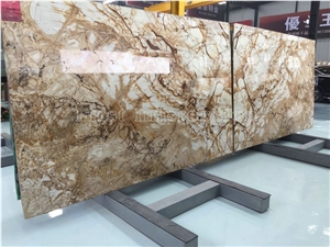Brazil Roma Impression Natural Quartzite Slabs & Tiles/Private Meeting Place/Top Grade Hotel Interior Decoration Project/New Finished/High Quality & Best Price/Luxury Natural Quratzite Big Slabs