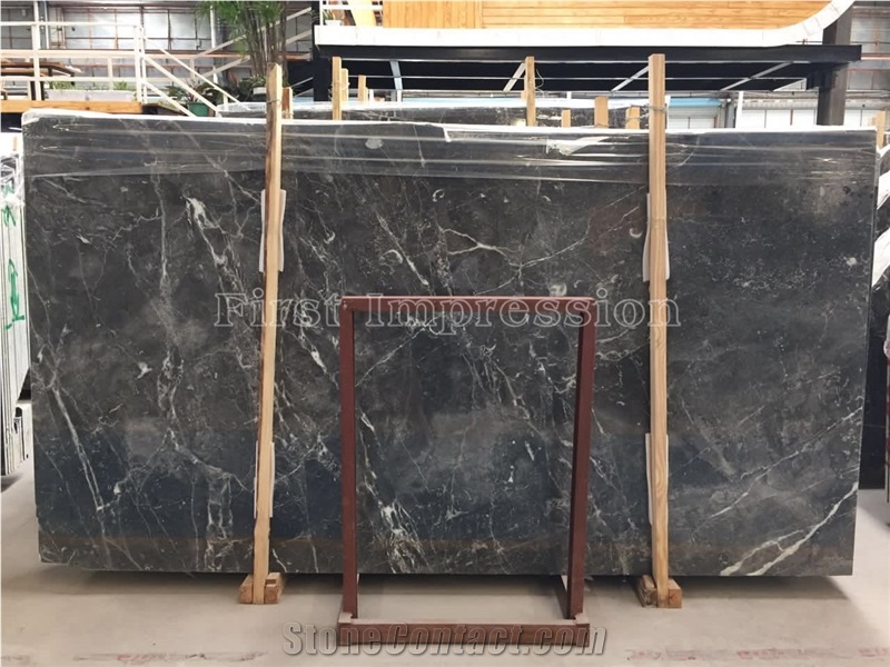 Cheap Marble Dark Grey Color/Good Polished Marble Big Slabs/Classic Grey Marble Floor & Wall Covering Tiles/Xingchen Gray Marble Pattern/Marble for Big Slabs
