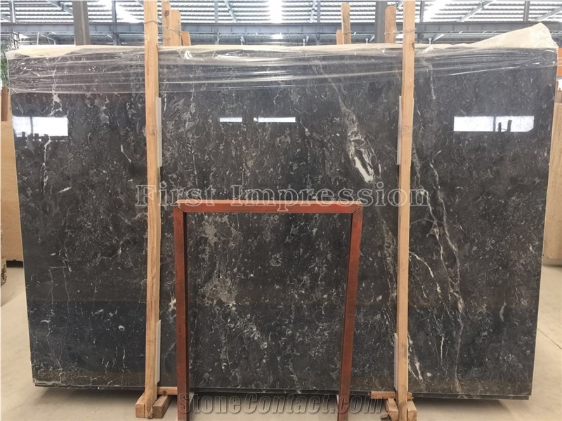 Cheap Marble Dark Grey Color/Good Polished Marble Big Slabs/Classic Grey Marble Floor & Wall Covering Tiles/Xingchen Gray Marble Pattern/Marble for Big Slabs