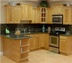China Green Granite Kitchen Countertops/Chengde Green Granite Slabs for Kitchen Countertops/Bench Tops/Kitchen Bar Top/Kitchen Worktops/Kitchen Island Tops/Custom Countertops/Granite Kitchen Top