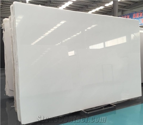 China Han White Marble Slabs & Tiles/Pure White Jade/Sichuan Han White Jade for High Quality & Best Price/White Marble Wall & Floor Covering Tiles/High Grade White Marble