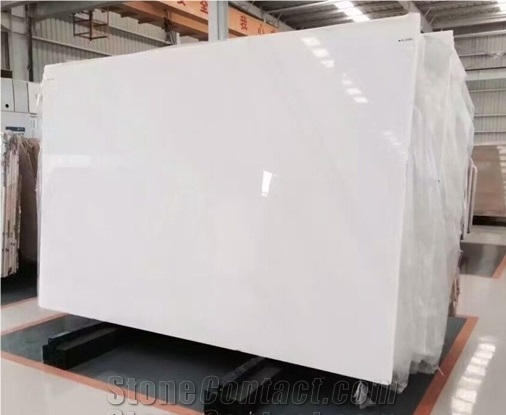 China Han White Marble Slabs & Tiles/Pure White Jade/Sichuan Han White Jade for High Quality & Best Price/White Marble Wall & Floor Covering Tiles/High Grade White Marble