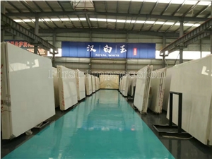 China Han White Marble Slabs & Tiles/Pure White Jade/Sichuan Han White Jade for High Quality & Best Price/White Marble Wall & Floor Covering Tiles/High Grade White Marble