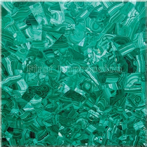 Green Malachite Gemstone Tabletop/Green Malachite Semi Precious Stonetable/Green Gemstone Countertop /Green Semi Precious Stone Panels
