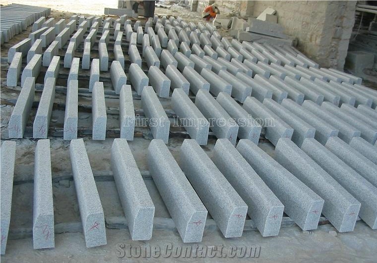 Grey Granite Curbstone /G654 Dark Grey Granite Kerbstones from China /G623 Light Grey Granite Kerbs/G603 Light Gray Granite Kerb Stone