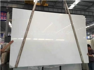 Han White Marble Slabs & Tiles/Pure White Jade/Sichuan White Jade for High Quality & Best Price