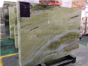 High Quality Dreaming Green Marble Slabs & Tiles/Big Flower Green/Fantastic Green/Chinese Green Marble/Marble Slabs/Marble Tiles/Marble Floor & Wall Covering Tiles/Green Marble