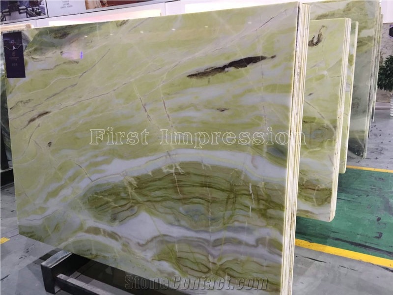 High Quality Dreaming Green Marble Slabs & Tiles/Big Flower Green/Fantastic Green/Chinese Green Marble/Marble Slabs/Marble Tiles/Marble Floor & Wall Covering Tiles/Green Marble