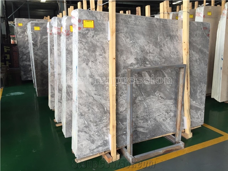 High Quality Grey Marble Slabs & Tiles/Light Gray Marble Big Slabs/Classic Grey Marble Floor & Wall Covering Tiles/New Material Grey Marble/Menghuan Grey Marble/Marble Pattern