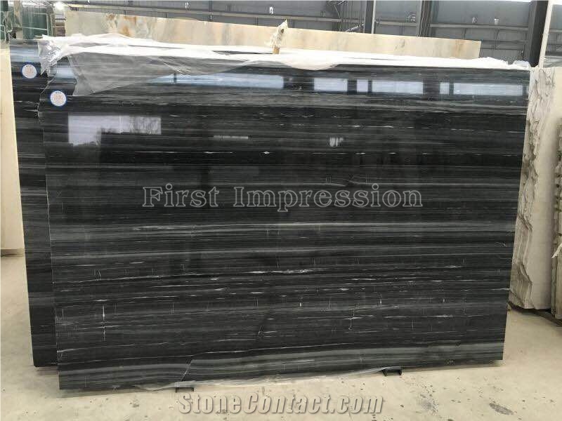 High Quality Wooden Grain Marble Slabs & Tiles/Wooden Vein Marble/Black Wood Vein Marble Big Slabs/Hotel Flooring Design/Wooden Vein Marble Polished Tiles/Flooring & Wall Tiles/Dark Wooden Vein Marble