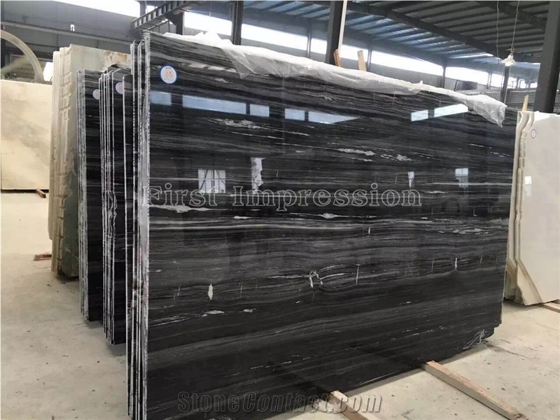 High Quality Wooden Grain Marble Slabs & Tiles/Wooden Vein Marble/Black Wood Vein Marble Big Slabs/Hotel Flooring Design/Wooden Vein Marble Polished Tiles/Flooring & Wall Tiles/Dark Wooden Vein Marble