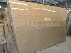 Hot Sale G682 Granite Slabs & Tiles/Chinese Sunset Gold Granite/Golden Sand Granite Slab/Rusty Yellow Granite/Good Polished Cheap Granite Floor & Wall Covering Tiles/New Polished Slabs