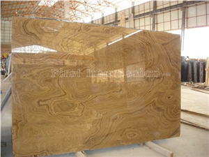 Imperial Wooden Vein Marble Tiles & Slabs/Royal Wood Grain Yellow Marble Floor & Wall Covering Tiles
