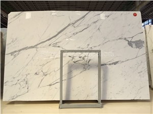 Italy Statuario Carrara Marble Slabs & Tiles/Italian White Marble/Statuario White Marble/Snowflake White/Bianco Statuario Venato/Snowflake White/Arabescato Corchia Tile & Slab/Italy Wihte Marble 