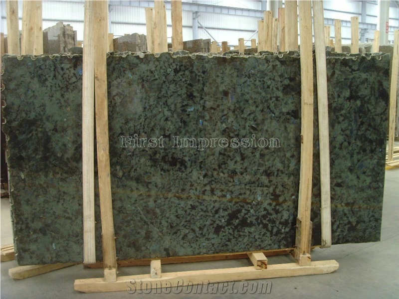 Labradorite Blue Granite Slabs & Tiles/Lemurian Labradorite Blue Granite Big Slabs/Labradorite River Blue Granite/Madagascar Blue Granite for Floor Covering Tiles & Wall Covering Tiles/Best Price Slab
