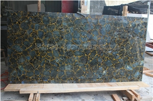 Labradorite Semiprecious Sone Slab & Tiles Backlit/Labradorite Backit Semi Precious Stone Wall / Labrdorite Backlit Gemstone Slab