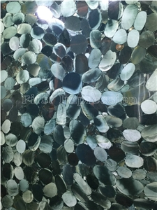Lotus Greens Semiprecious Stone Slabs & Tiles,Green Semi Precious Panel, Green Gemstone Slab & Tiles