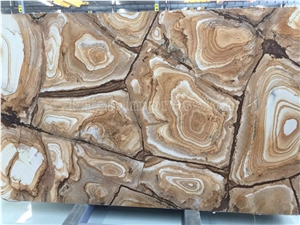 Luxury Gold Palomino Quartzite Slabs &Tiles/Top Grade Hotel Interior Decoration Natural Stone Material/New Polished Slabs/High Quality & Best Price/Background Wall Tiles