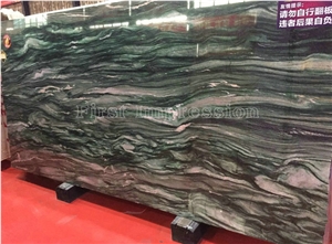 New Green Granite Slabs & Tiles/Brazil Green Granite Polished Floor Covering Tiles/Phoenix Green Color Granite For Floor Wall & Counter Top Decoration/High Polished Big Slabs