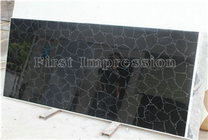 Obsidian Gemstone Tiles/Black Semi Precious Stone Panels/Black Semipreious Slab & Tiles 