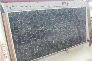 Obsidian Gemstone Tiles/Black Semi Precious Stone Panels/Black Semipreious Slab & Tiles 