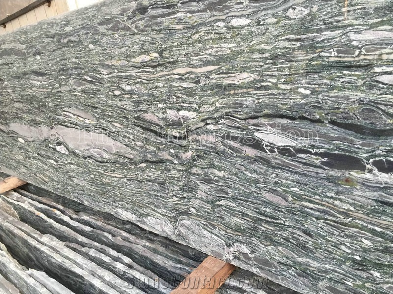 Ocean Green Granite Slabs & Tiles/Colorful Green Glossy Wave Veins Granite/Popular Green Granite Thin Slabs for Wall & Floor Covering/Granite Tiles/Classic Green Granite Slabs