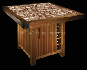 Perified Wood Gmestone Fooring Tiles /Perified Wood Semiprecious Stone Wall /Perified Wood Smi Precious Tiles /Perified Wood Gemstone Slab / Perified Wood Semi Precious Stone Panels