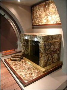 Perified Wood Gmestone Fooring Tiles /Perified Wood Semiprecious Stone Wall /Perified Wood Smi Precious Tiles /Perified Wood Gemstone Slab / Perified Wood Semi Precious Stone Panels