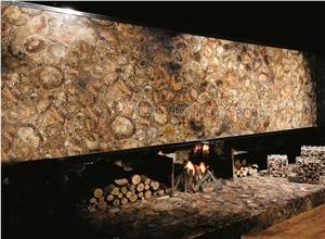 Perified Wood Gmestone Fooring Tiles /Perified Wood Semiprecious Stone Wall /Perified Wood Smi Precious Tiles /Perified Wood Gemstone Slab / Perified Wood Semi Precious Stone Panels