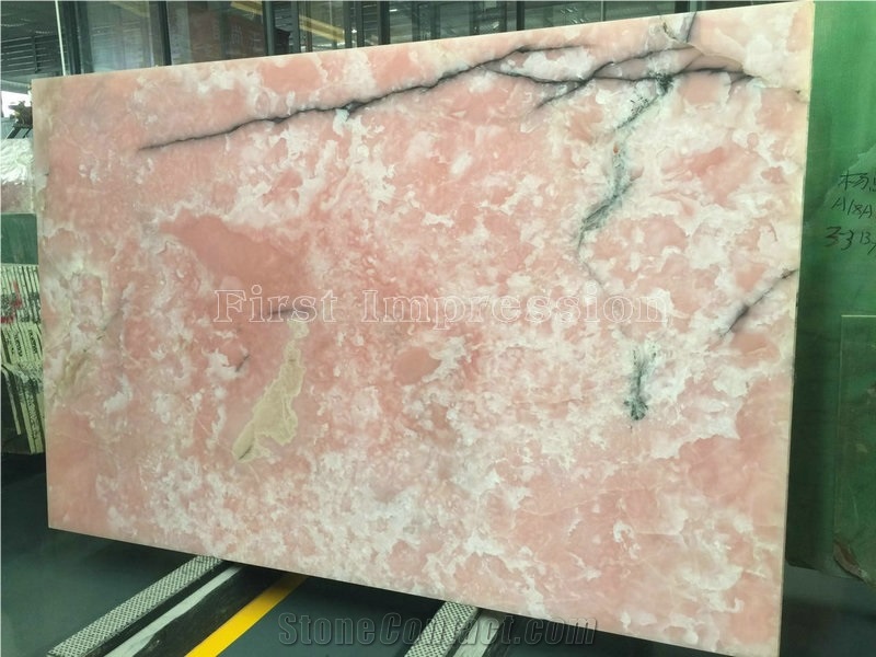 Pink Onyx/Pink Onyx Slabs/Translucent Onyx/Wholesale/Onyx Floor Tiles/Onyx Wall Tiles