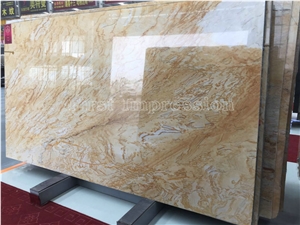 Polished London Gold Granite Slabs/Wall Covering Tiles/Granite Floor Covering Tiles/Granite Big Slabs/Yellow Granite/Brazil Beige Natural Granite Tiles/Luxury Granite Flooring Covering