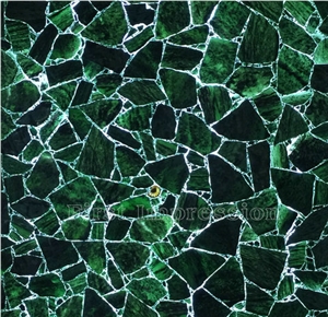 Red Emerald Backlit Gemstone Slab /Green Semiprecious Tiles /Green Gemstone Slab Red Emerald Backlit Gemstone Slab /Green Semiprecious Tiles /Green Gemstone Slab