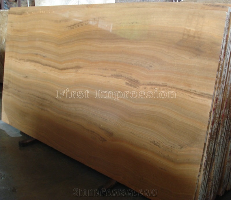 Royal Wood Grain Yellow Marble/Imperial Wooden Vein Marble Big Slabs/China Yellow Marble Floor & Wall Covering Tiles