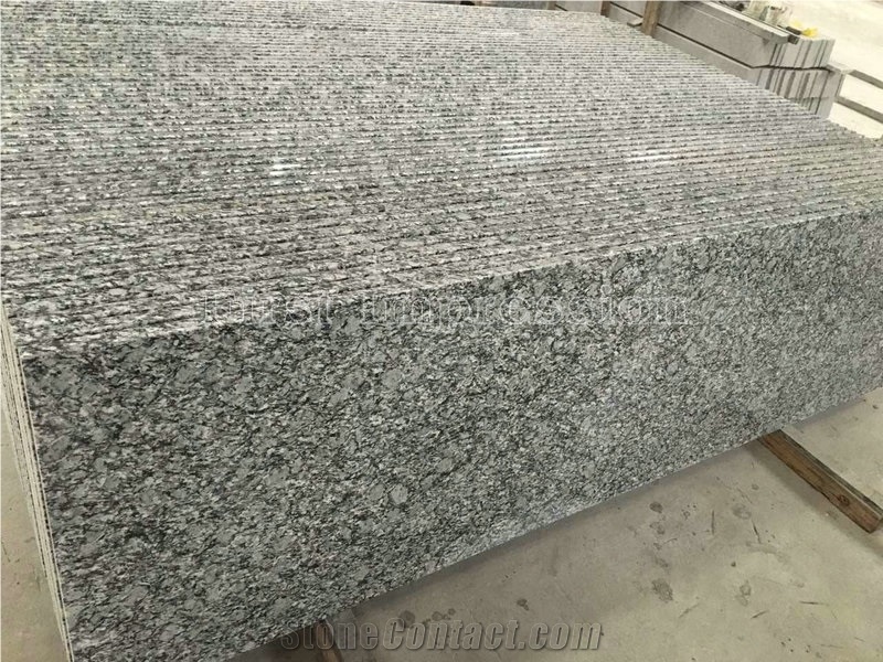 Spray White Granite Countertops/Breaking Waves/White Wave/Sea Wave Flower/Grey White Granite Kitchen Countertop/Kitchen Worktops/Kitchen Island Tops/Custom Countertops/Kitchen Top/Kitchen Bar Top
